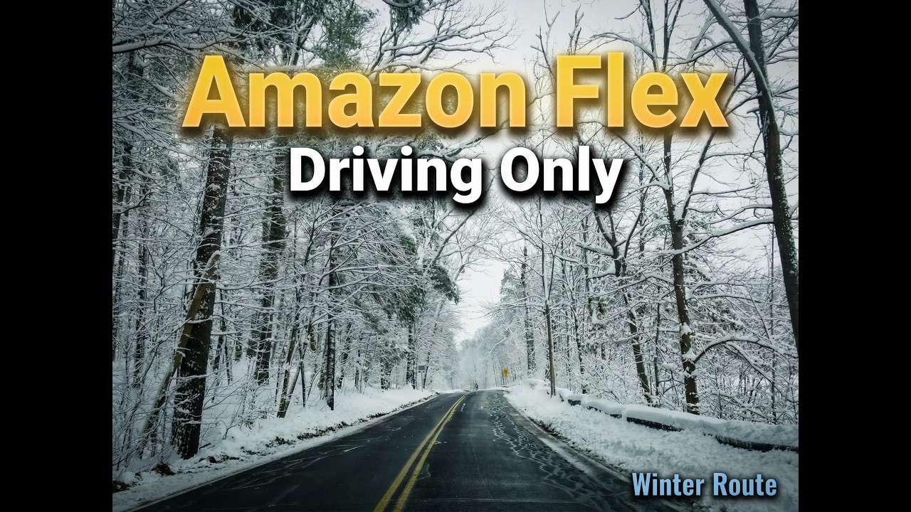 Ruta Amazon Flex en Invierno | Winter Delivery Drive Scenic Route #RutaDeInvierno #AmazonFlex