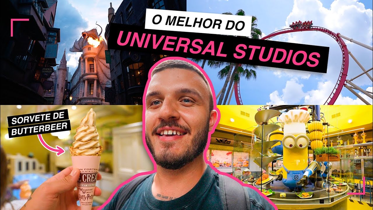 As melhores atrações do UNIVERSAL STUDIOS ORLANDO
