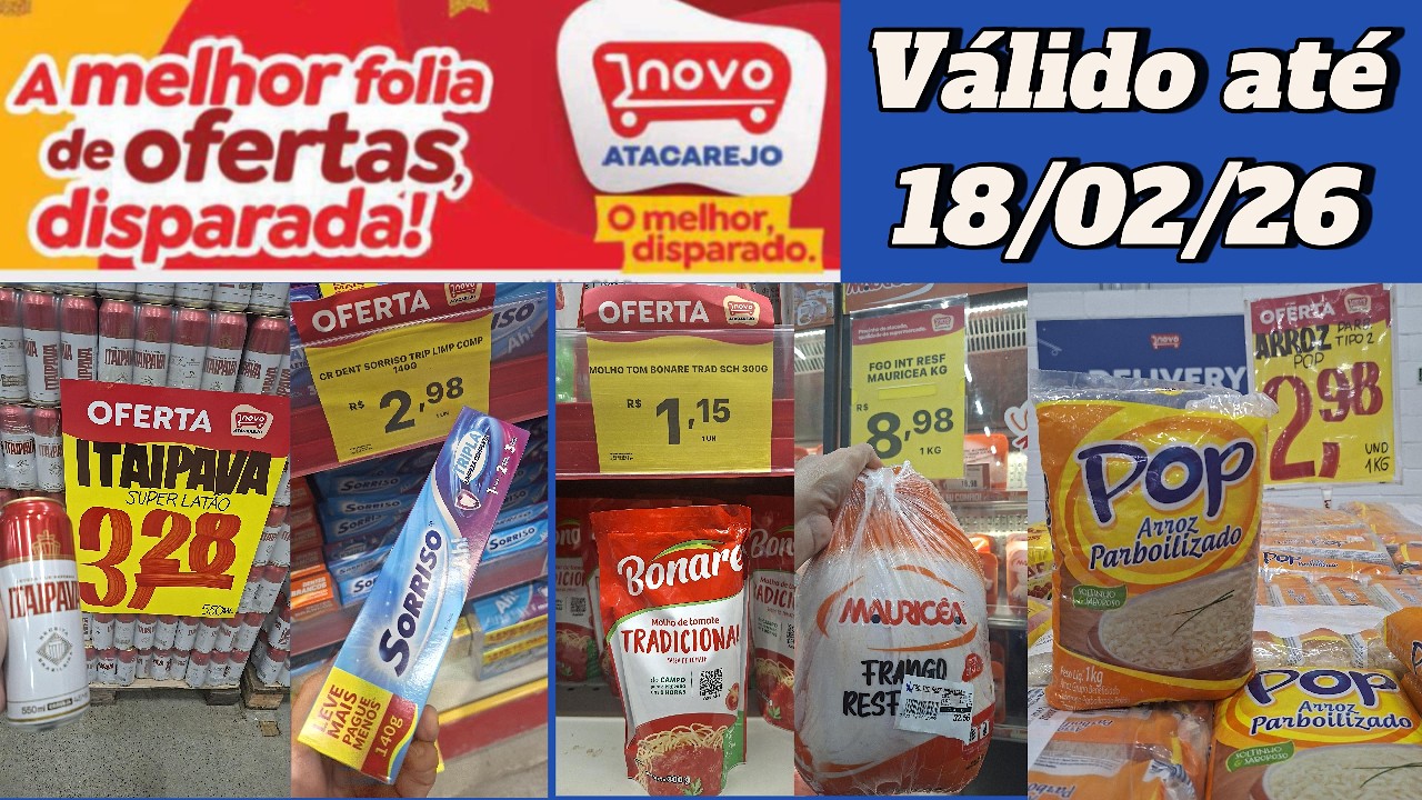 OFERTAS IMBATÍVEIS DO CARNAVAL - NOVO ATACAREJO - ARROS, CARNE, MACARRÃO, FRANGO, LEITE, CERVEJA...