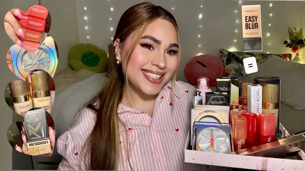 Pakistani makeup brand MISSROSE 🌹 Makeup haul | Rs 10000 Equal to one Huda beauty foundation 👍🏼
