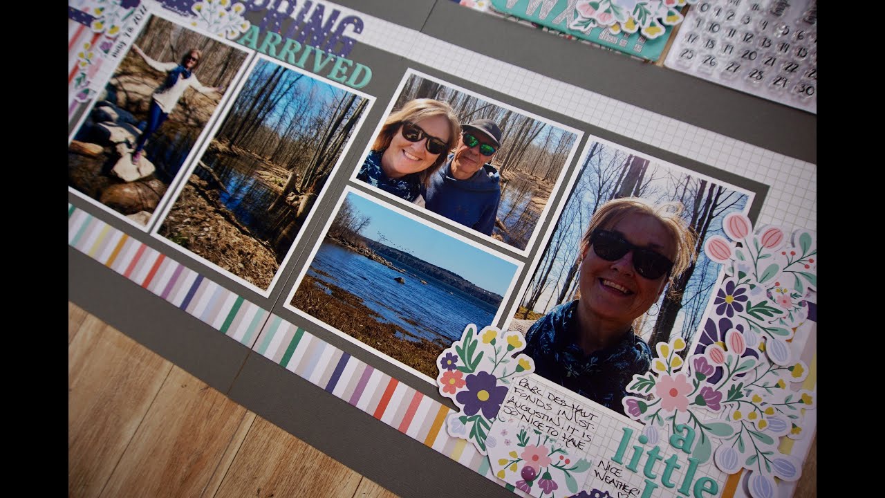 Scrapbook Layout # 243 (Double Page)