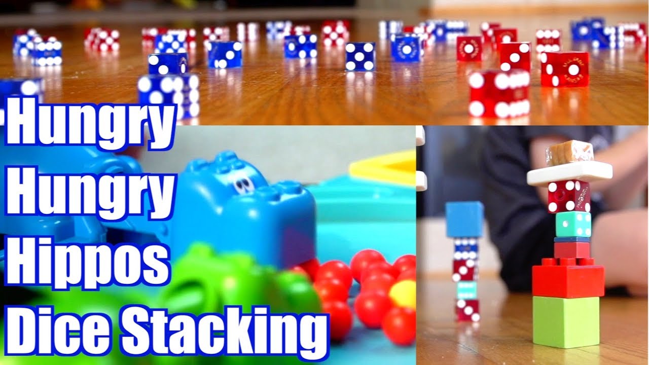 Sibling Rivalry | Hungry Hungry Hippos Dice Stacking
