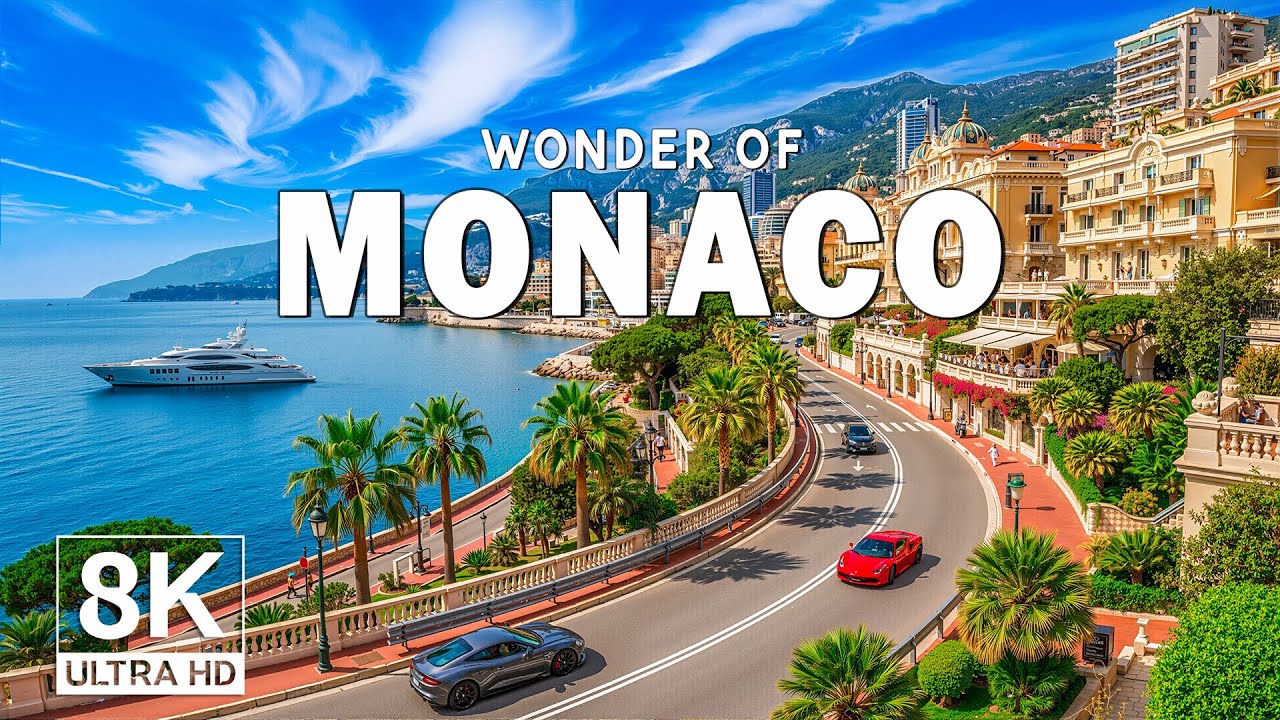 Wonders of Monaco – Discover Mediterranean Glamour, Iconic Racing,Coastal Elegance | Travel Video 4K