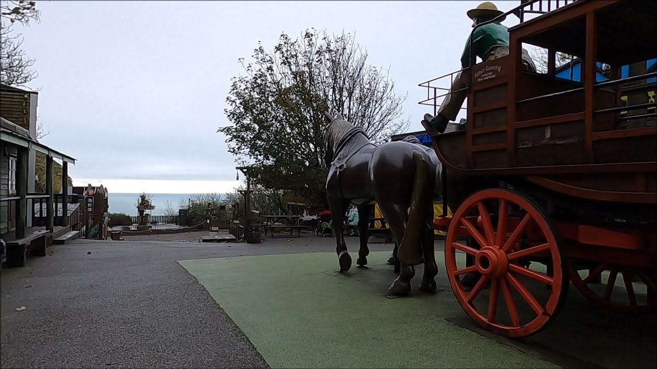 Virtual Tour Of Blackgang Chine - Part 5 - Cowboy Town And Fairyland - October 2020 | kittikoko