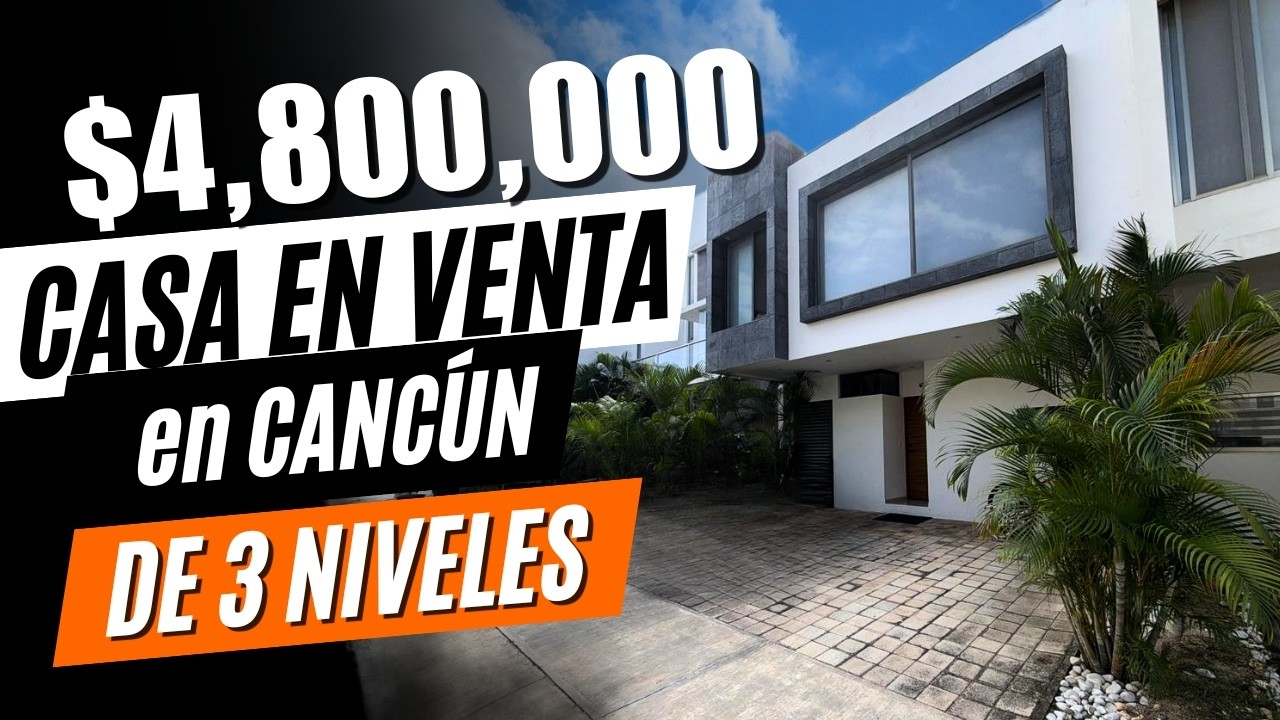 Casa de 3 Niveles en Cancún