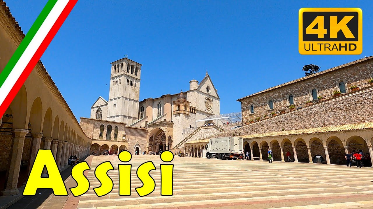 Assisi in 4K: Alla Scoperta della Città di San Francesco e Santa Chiara 🇮🇹