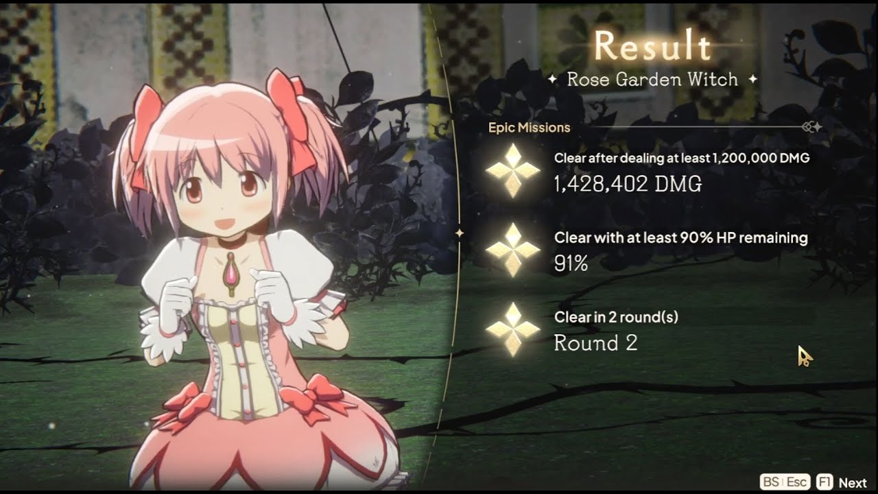 Madoka Magica Magia Exedra - Rose Garden Witch [Chaos] ⭐️⭐️⭐️