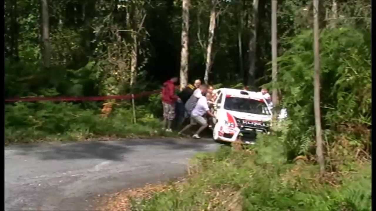 Accidente Víctor Senra Rally Ferrol 2013 - QuinzaRacing