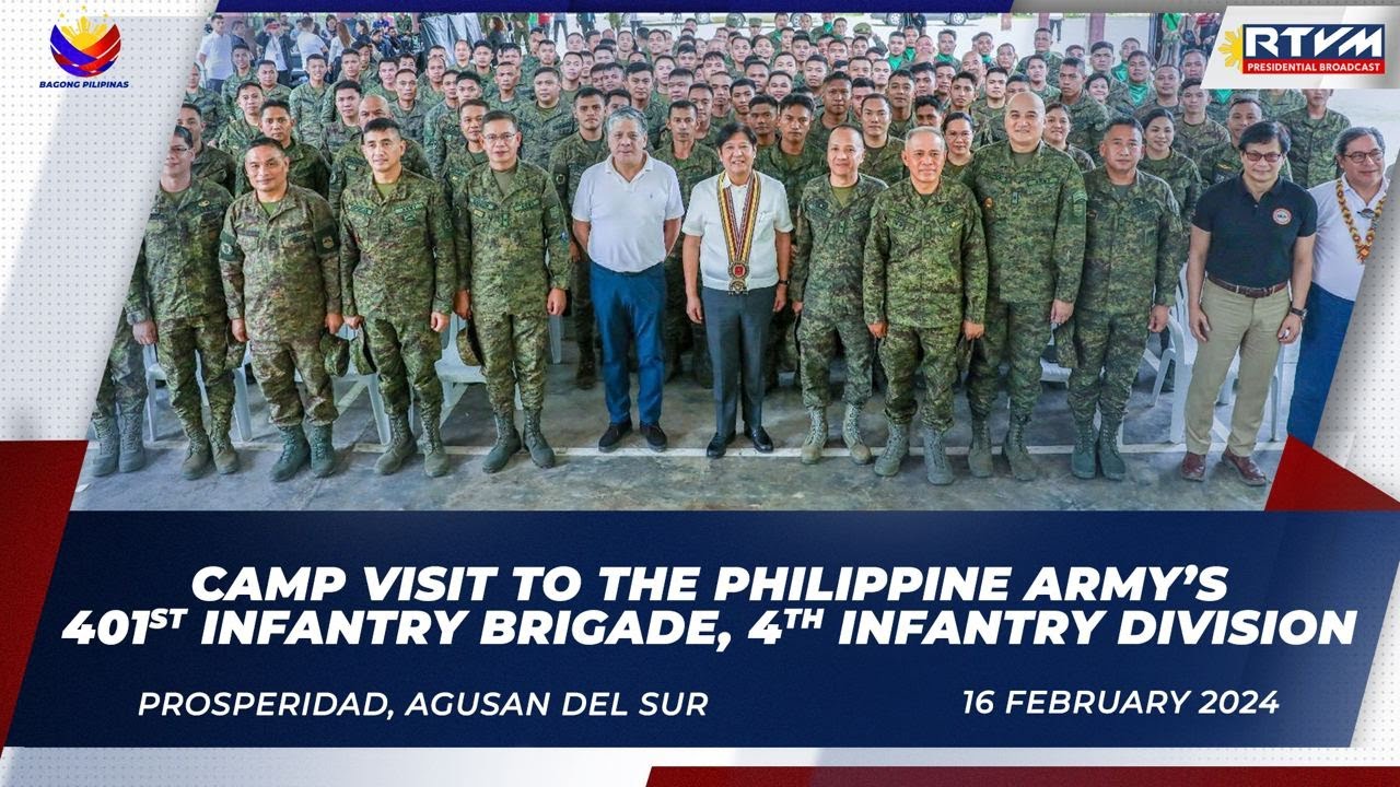 Camp Visit to the Philippine Army’s 401st Infantry Brigade, 4th Infantry Division 2/16/2024