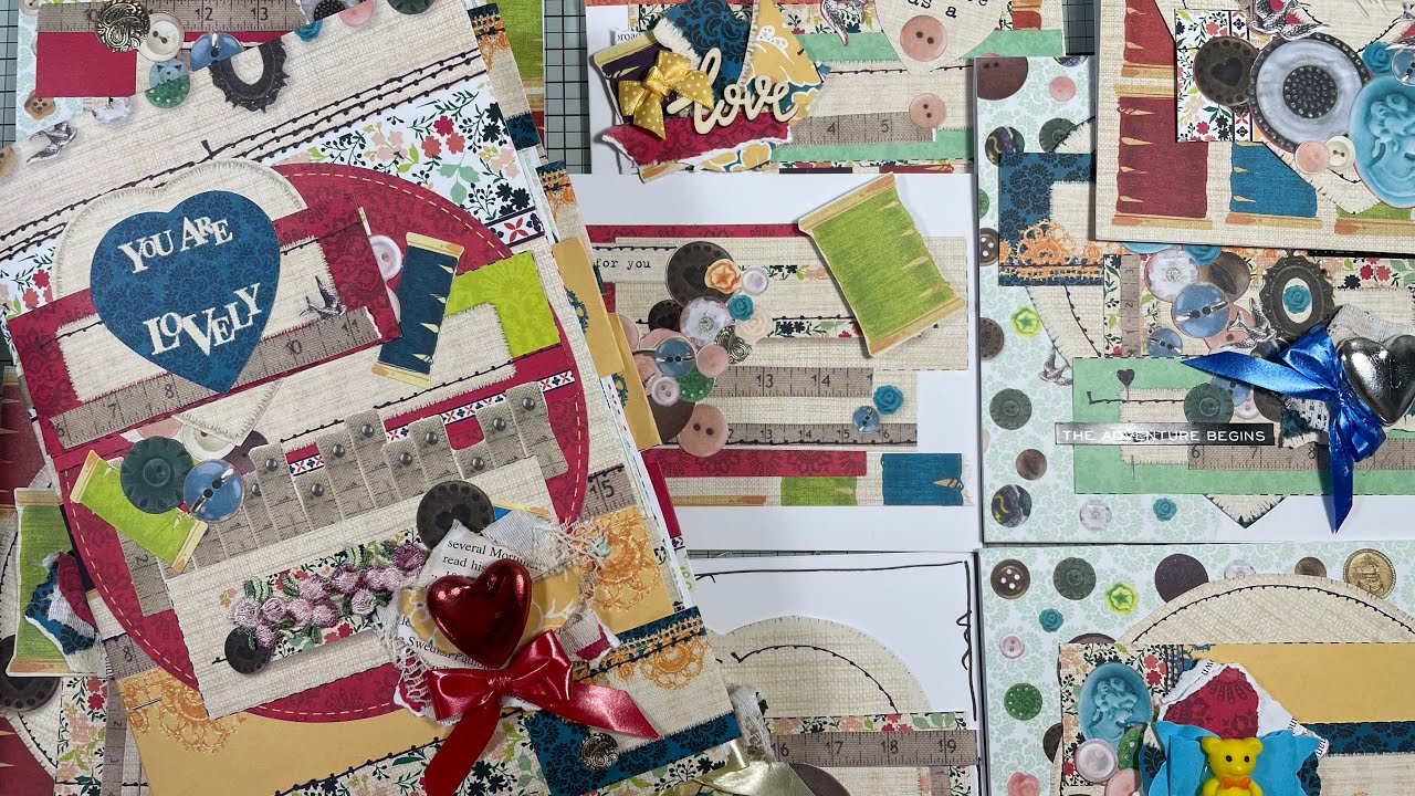 Mini Series Stash Busting Sew Lets Cards with The Toppers Part 5