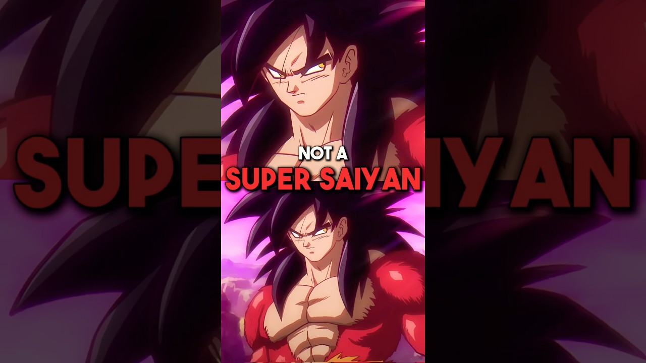 &ldquo;Super Saiyan 4 Is NOT A Super Saiyan&rdquo; #shorts