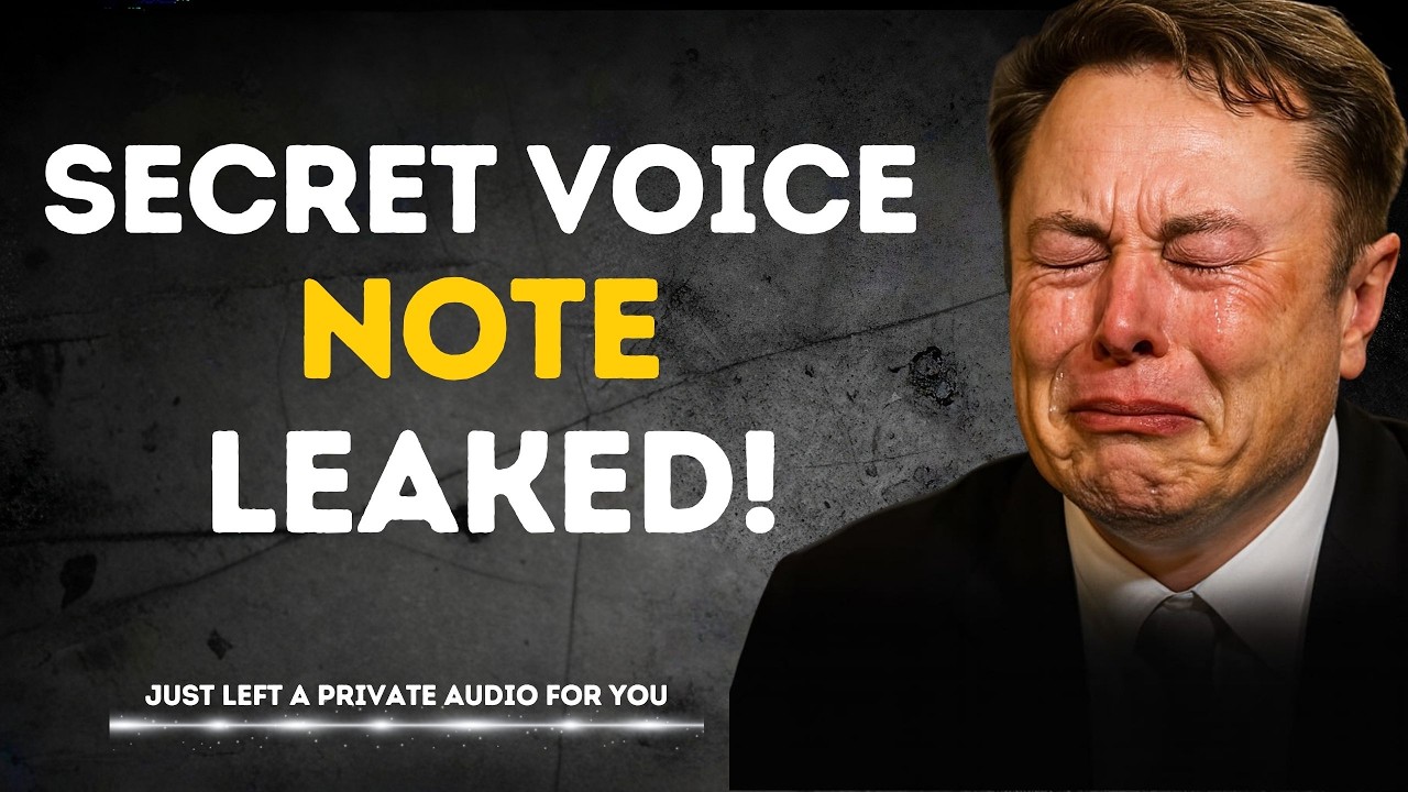 Elon Musk Just Left a Private Audio for You — Only One Person Can Hear It
