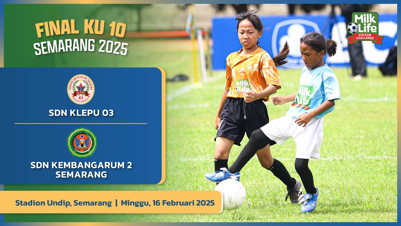 Pertandingan Final KU 10 SDN Klepu 03 vs SDN Kembangarum 2 Semarang