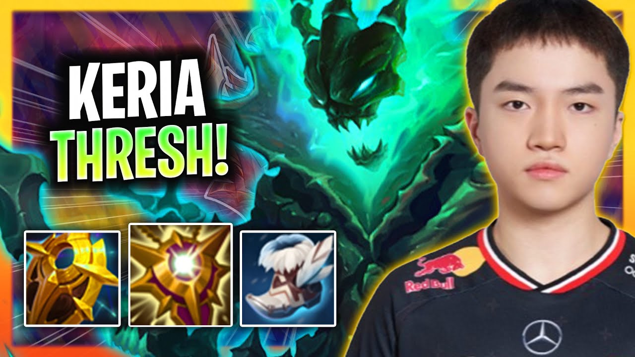 KERIA IS UNSTOPPABLE WITH THRESH! | T1 Keria Plays Thresh Support vs Braum! Season 2025