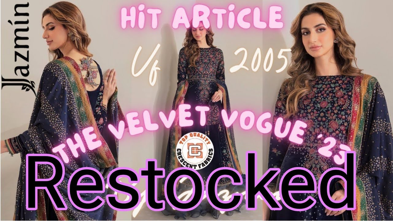 Jazmin New Luxury The Velvet Vogue Collection Winter 23
