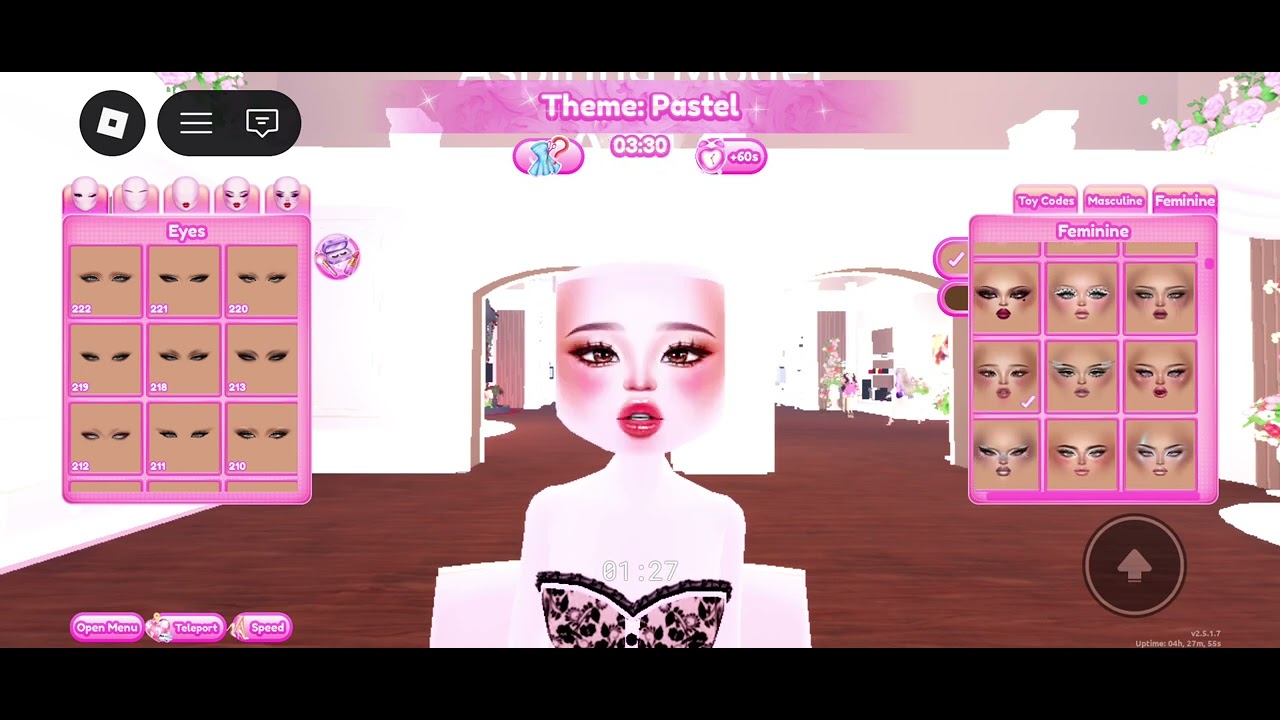 Playing DTI( dress to impress ) Username - OGxGurl 