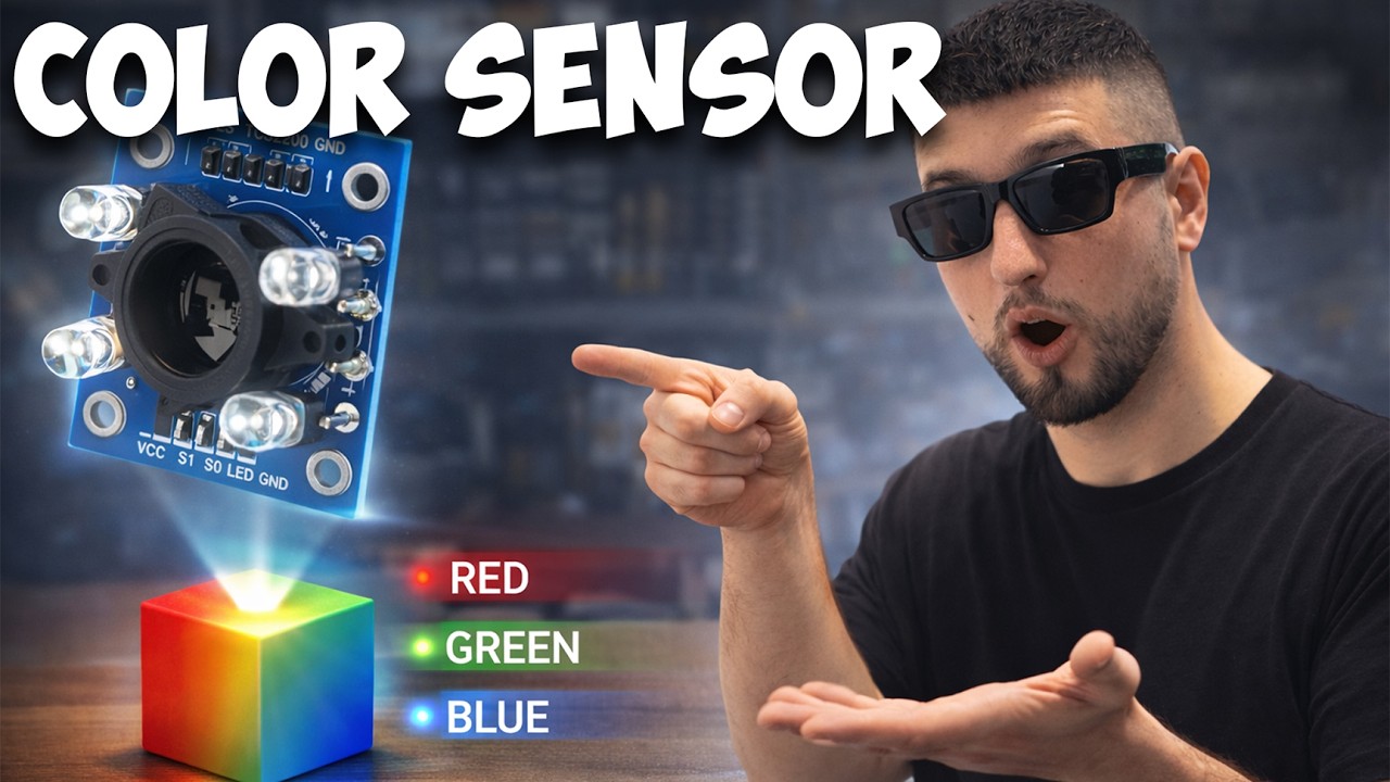 SCAN COLORS WITH Arduino Color Detector - TCS3200 - RGB output