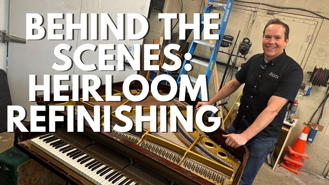 PROGRESS: 1907 Henry & Lindeman Grand Piano Refinishing