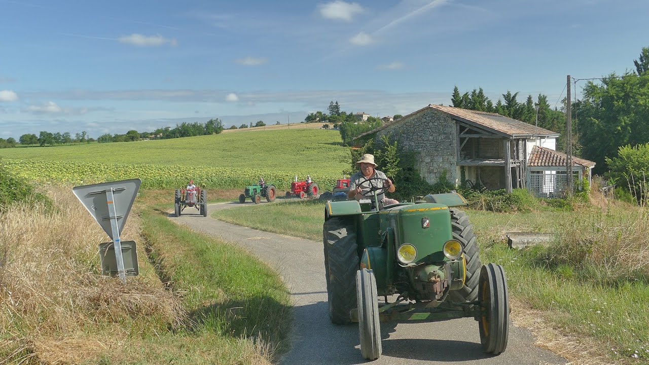 Balade en tracteur à St Barthélémy d'Agenais (47) 2024
