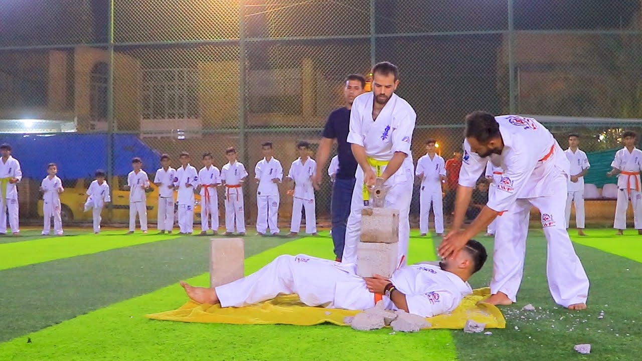 اقام نادي الفجر الرياضي 💪للكيوكوشنكاي💪 كراتيه والقتال  الأعزل مهرجانا استعراضيا 2022