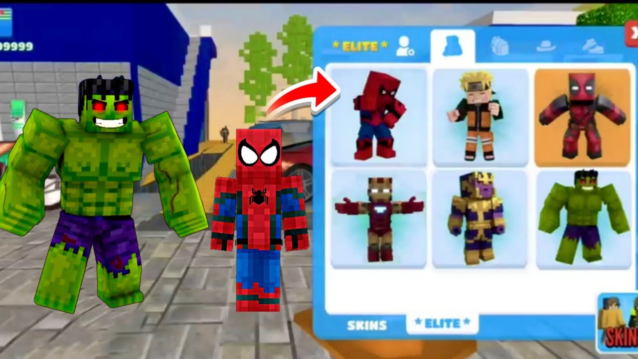 School Party Craft &ndash; INSANE NEW UPDATE! Spider-Man, Deadpool, Hulk & Thanos Skins + Secret Trick!