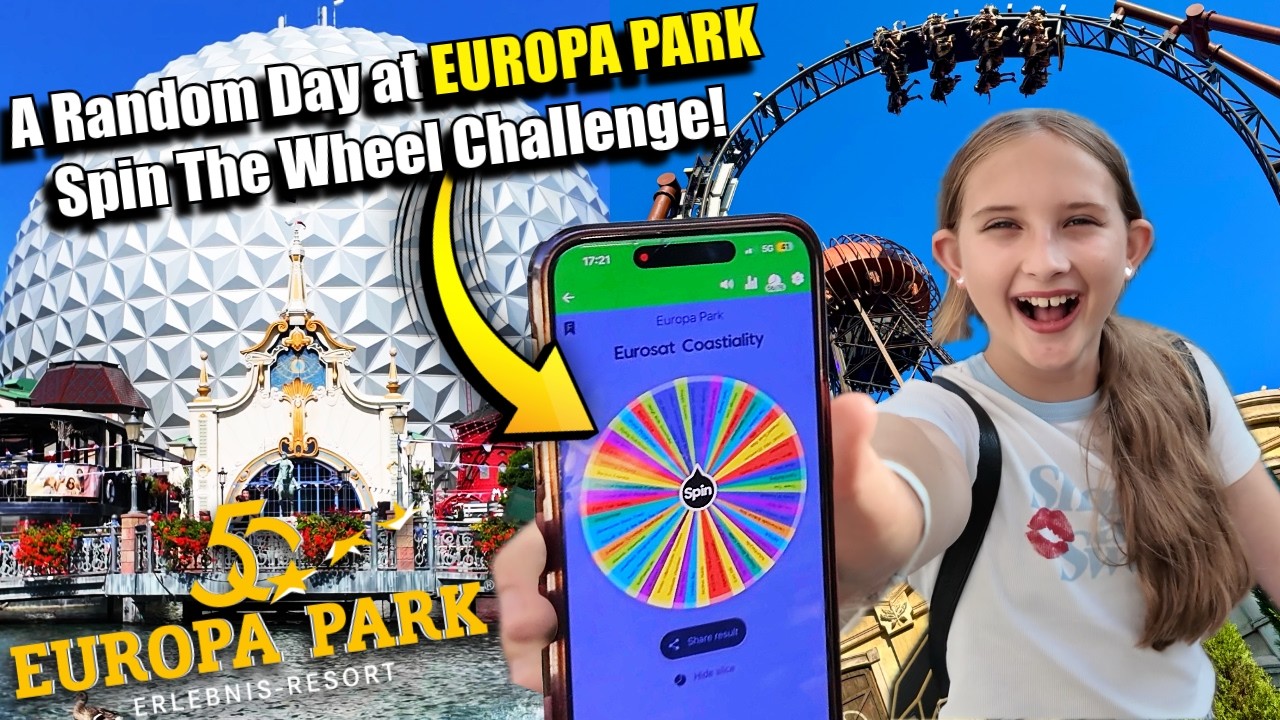 A Random Day at EUROPA PARK Spin The Wheel Challenge!