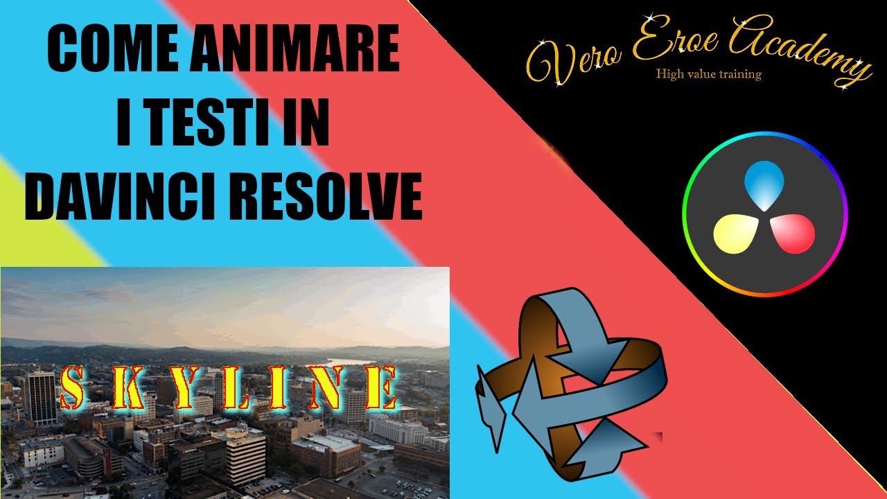DAVINCI RESOLVE ITA - COME ANIMARE LE SCRITTE