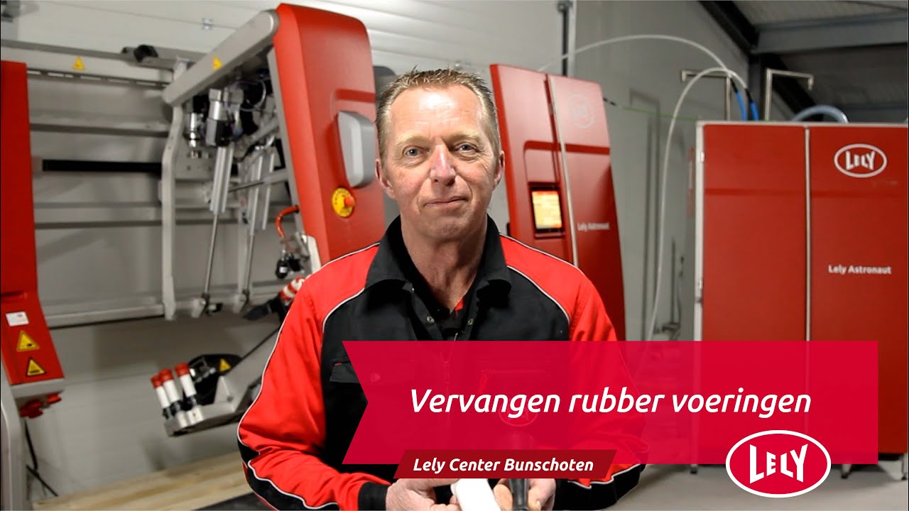 Lely Astronaut - Vervangen rubber tepelvoeringen - Lely Center Bunschoten