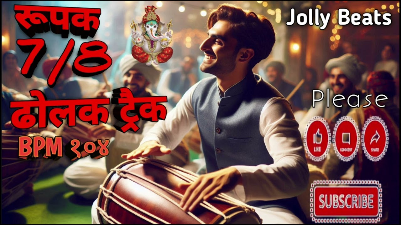 Tabla rytham | Tabla rytham loops | 7/8 tabla track | 7/8 drum beat |