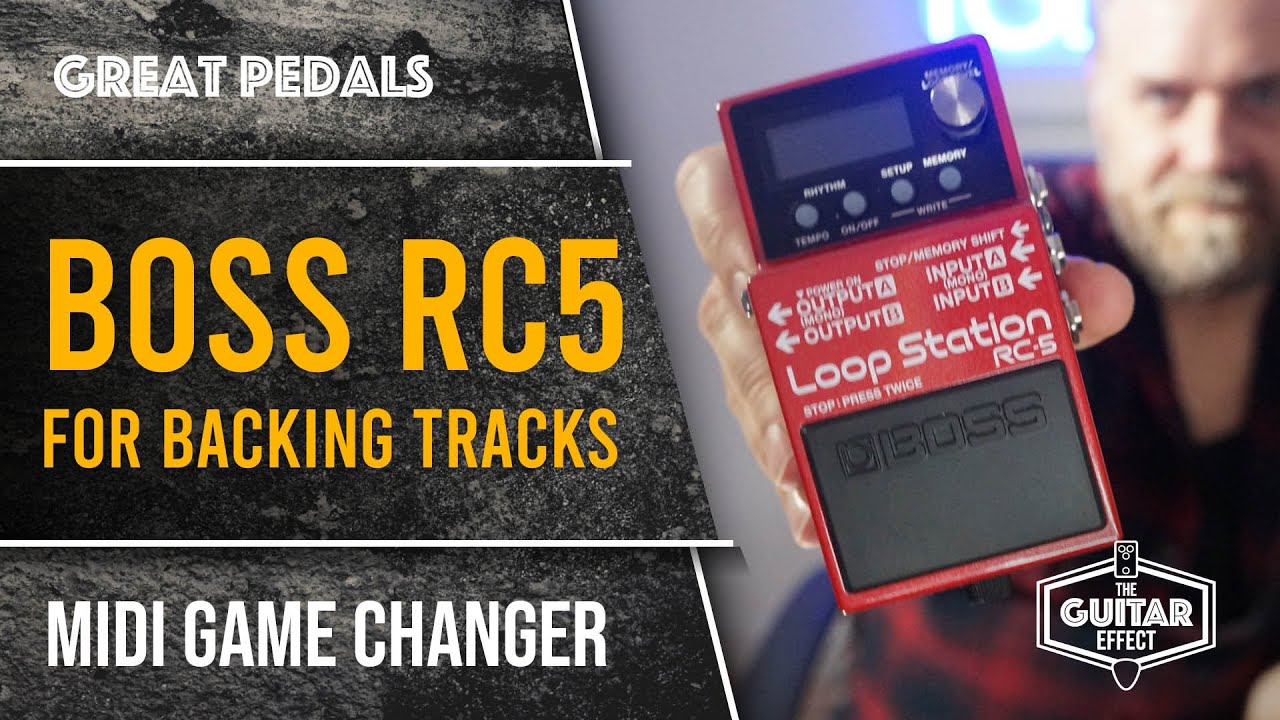 Boss RC5. Использование лупера для записи фонограммы с группой.