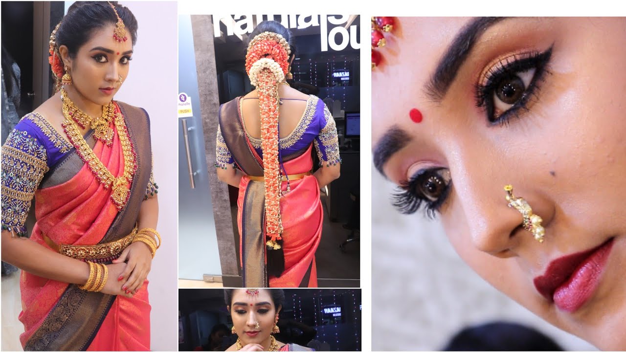 Engagement Makeup Look by Naturals Lounge| Senthurapoo Roja Photoshoot