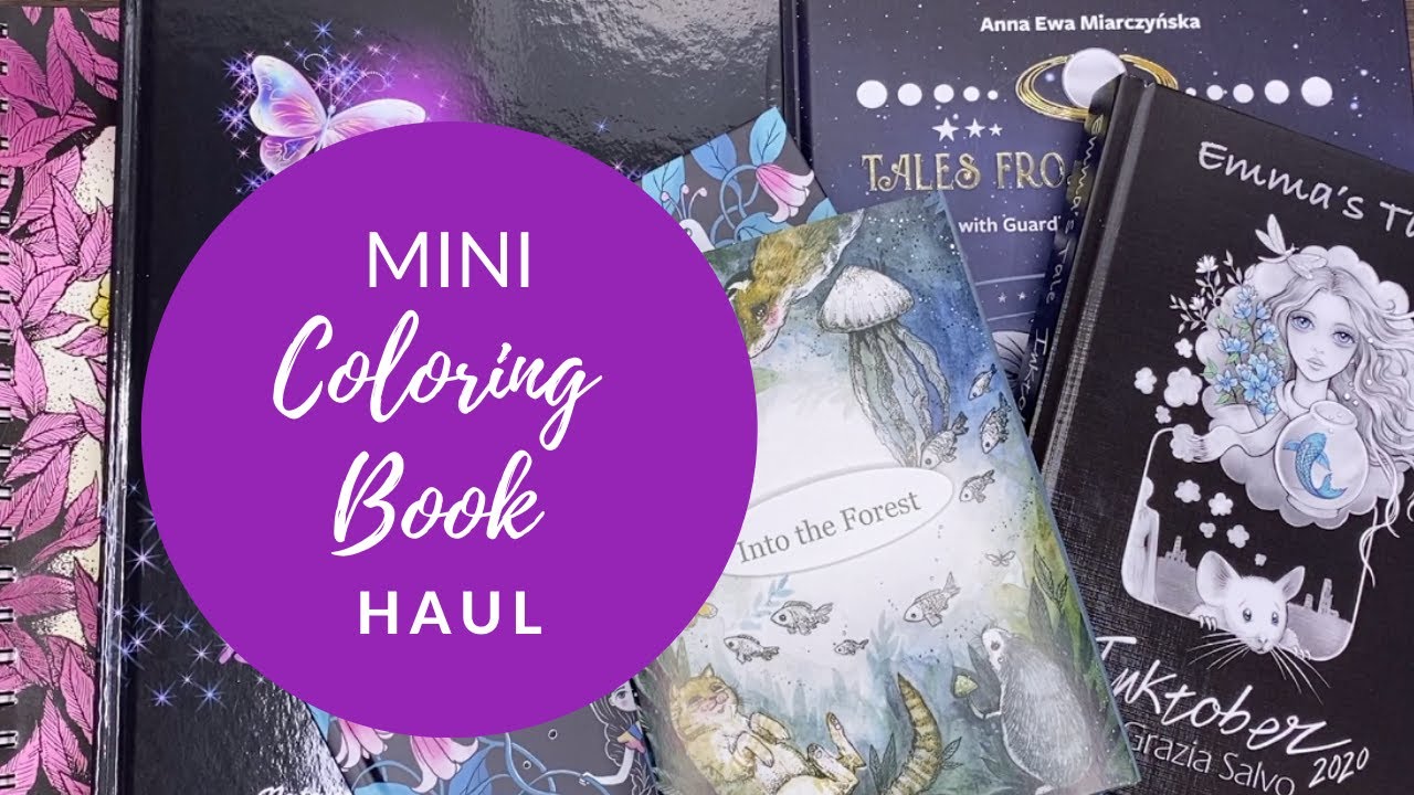 Mini Coloring Book Haul!