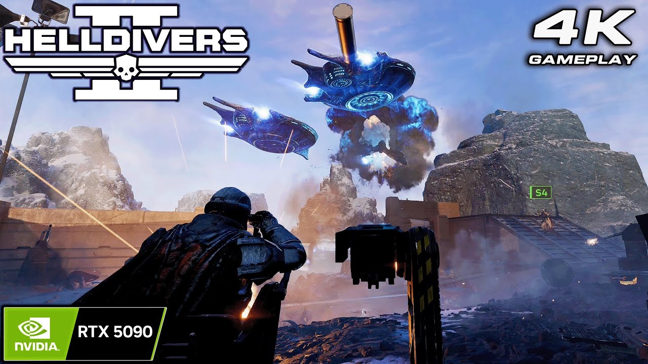 Helldivers 2: 4K Gameplay No Commentary ULTRA Settings | RTX 5090 P1105