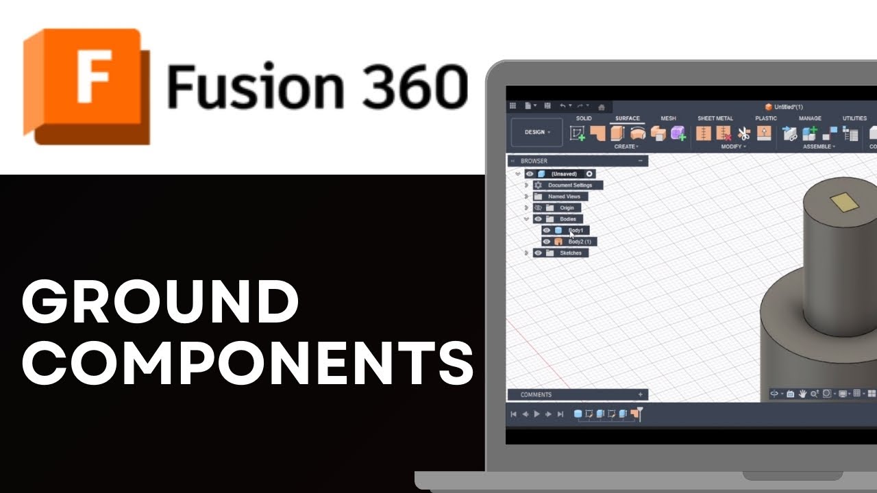 How to Ground Components in Fusion 360 (Beginner Guide)