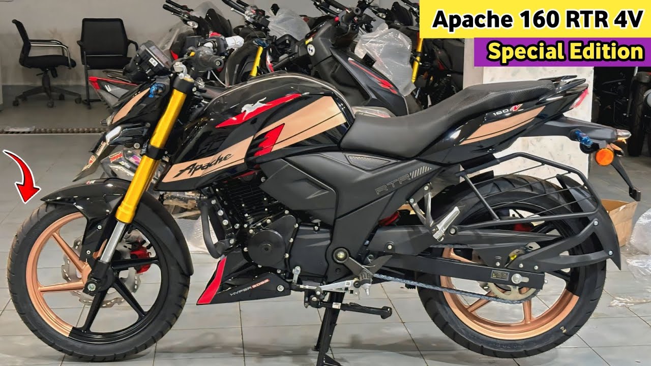 Aagaya New TVS Apache 160 4v Special Edition With New Features🏍️ Stylish & Powerful Bike 