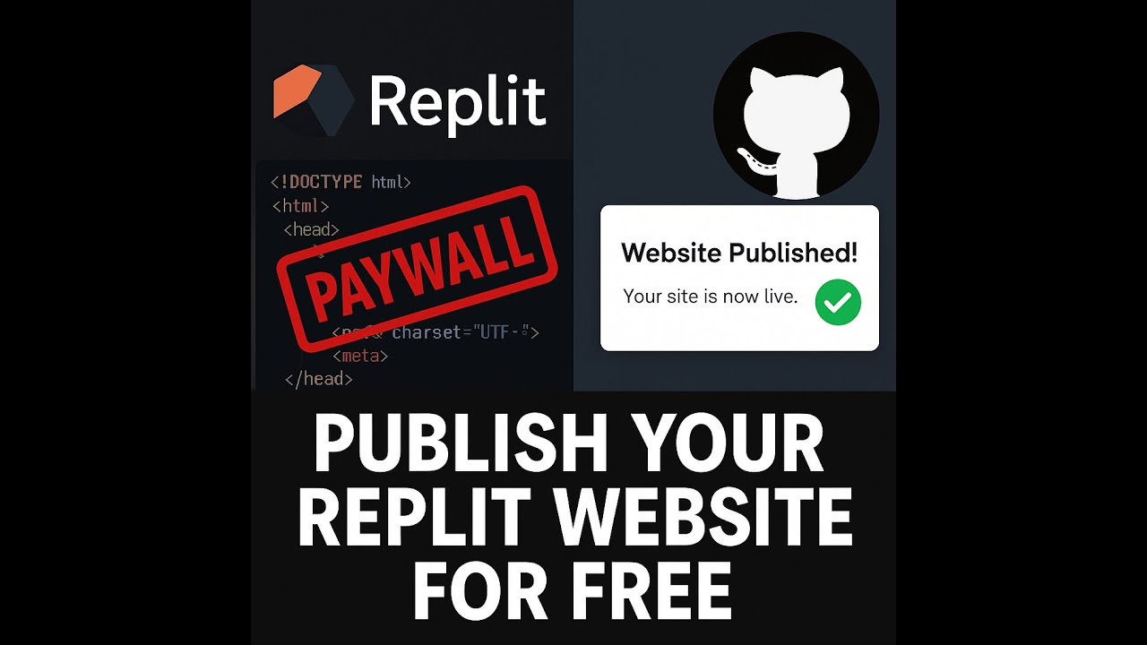 Deploy Your Basic Replit Website for Free with GitHub Pages!