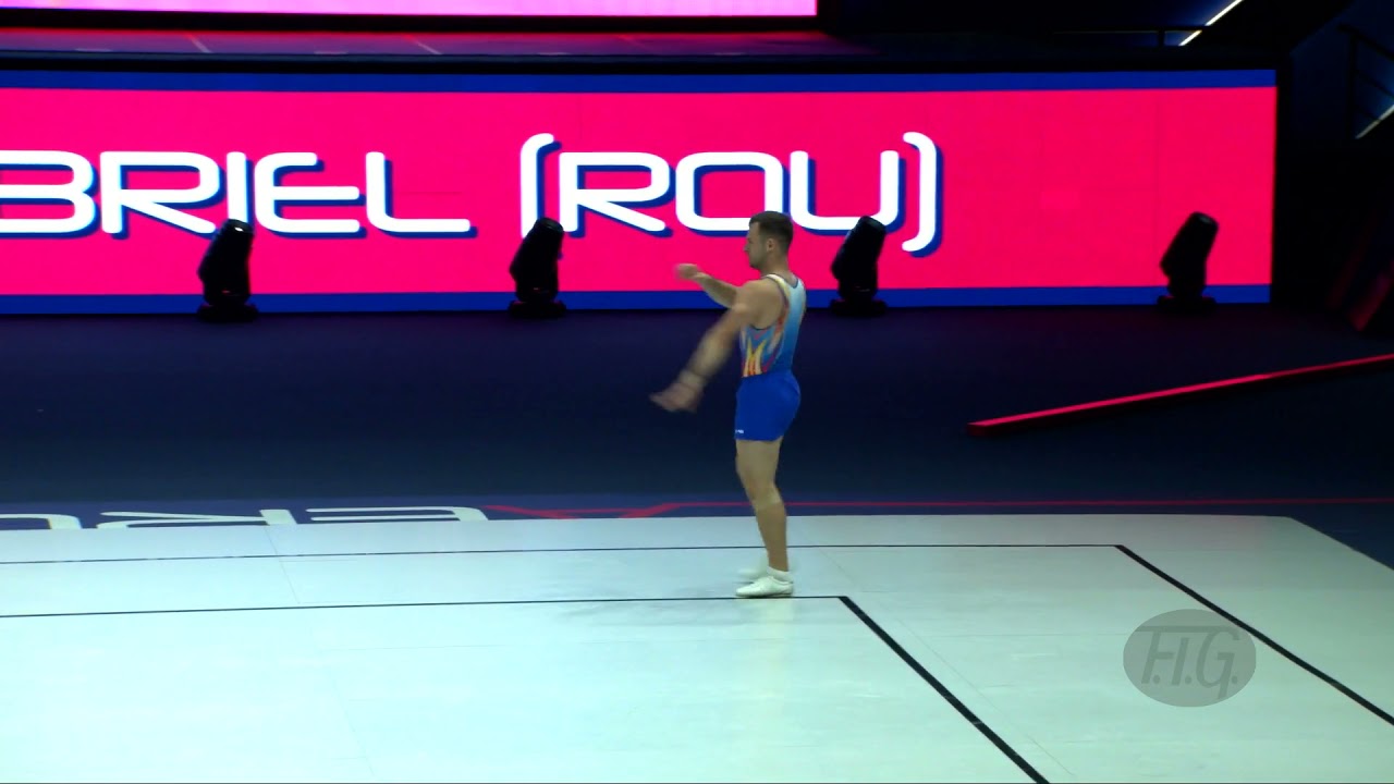 BOCSER Gabriel (ROU) - 2021 Aerobic Worlds, Baku (AZE) Qualifications Individual Men