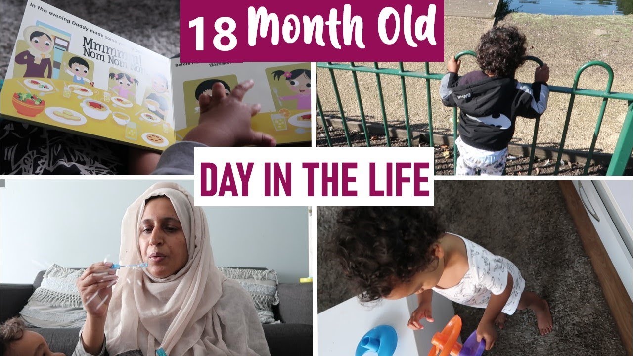 Day In The Life of an 18 Month Old | Toddler Routine | Shamsa