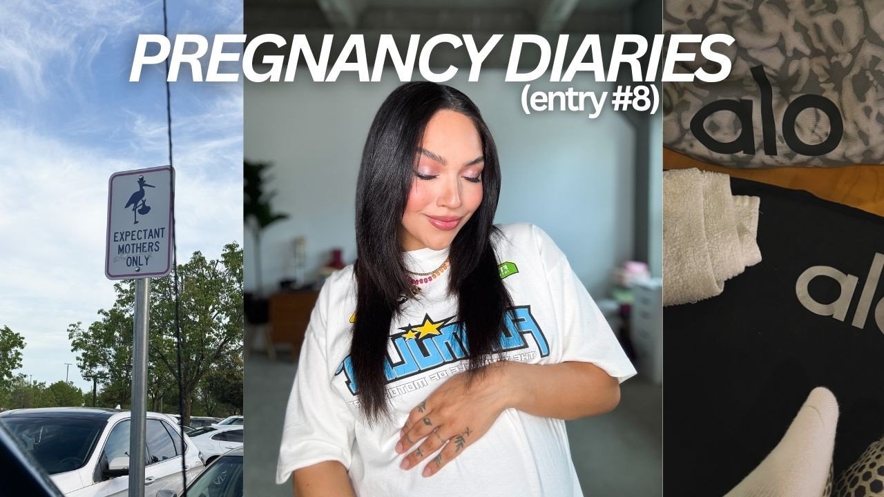 PREGNANCY DIARIES 🎀 #8 Nesting, Packing Hospital bag & daily routine