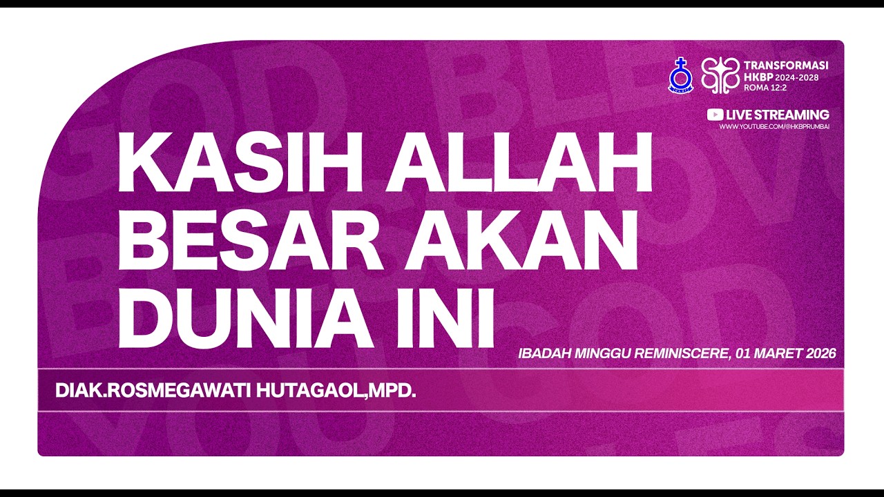 IBADAH SUBUH || 1 MARET 2026
