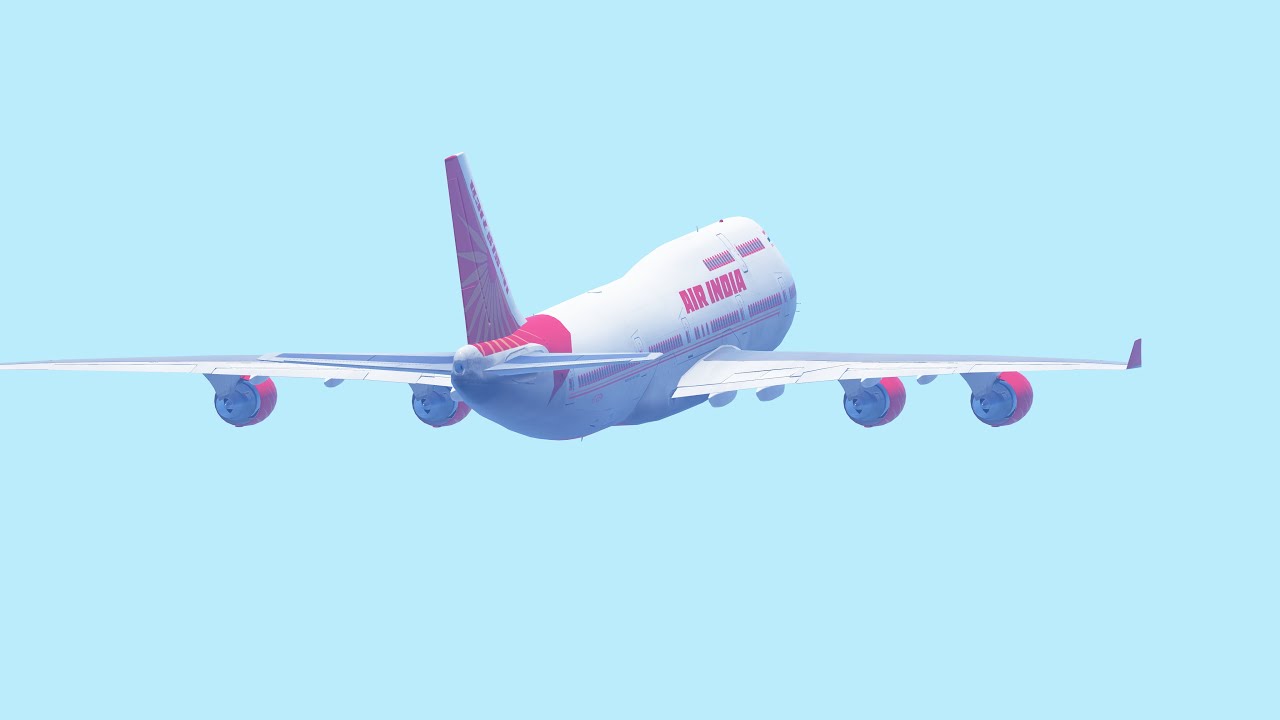 Air India Boeing 747-400 takeoff DEL/VIDP RWY 29 (Infinite Flight)