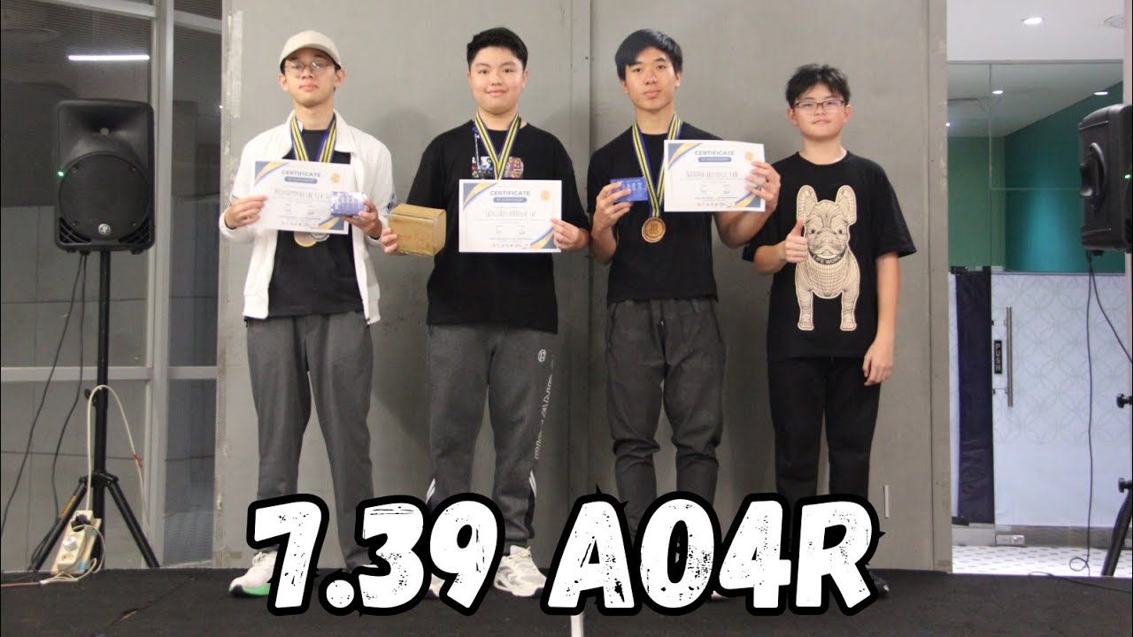 All My 3x3 Solves at Jakarta New Year 2026 (7.39 Ao4R)