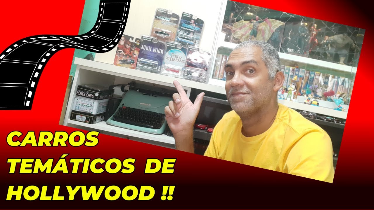 CARROS TEMÁTICOS FILMES - COLEÇÃO GREENLIGHT HOLLYWOOD ESCALA 1/64.