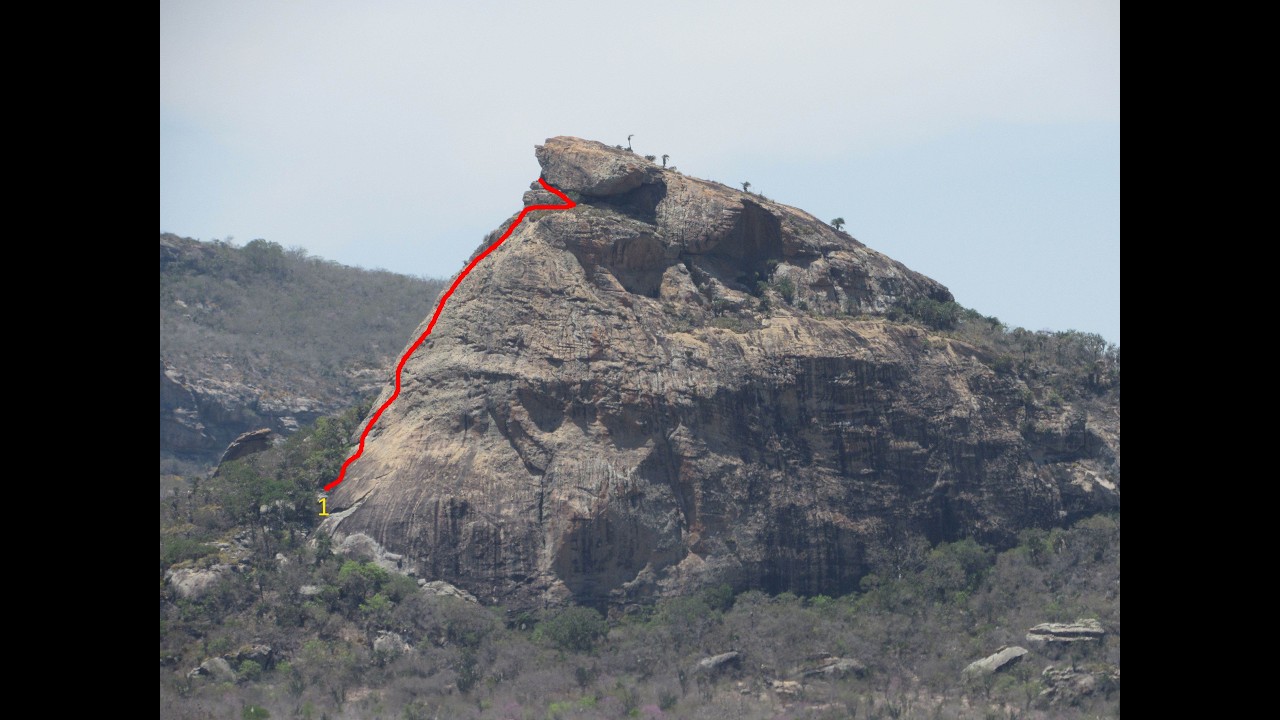Escalada no morro do peitinho, Itatim - Bahia