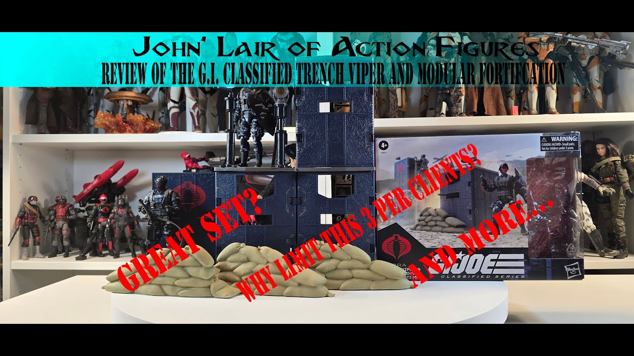 Review of the G.I. Joe Classified Trench Viper and Cobra Modular Fortification number 151