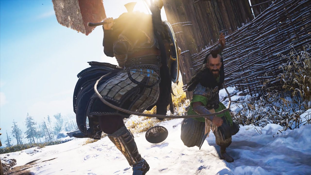 Assassin's Creed Valhalla - Stealth Kill and Brutal Combat Gameplay