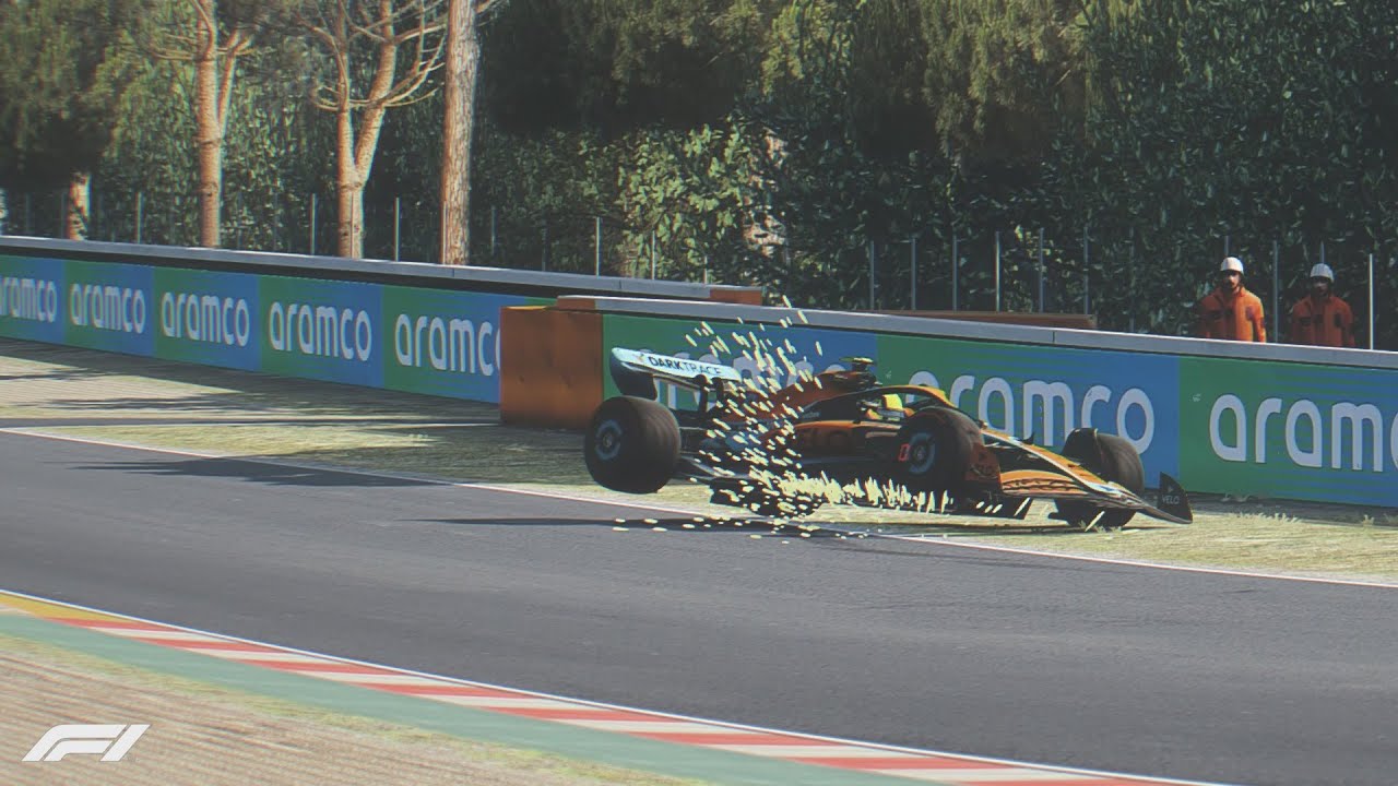 HUGE CRASH NORRIS AT BARCELONA | TESTING SESSION 2022