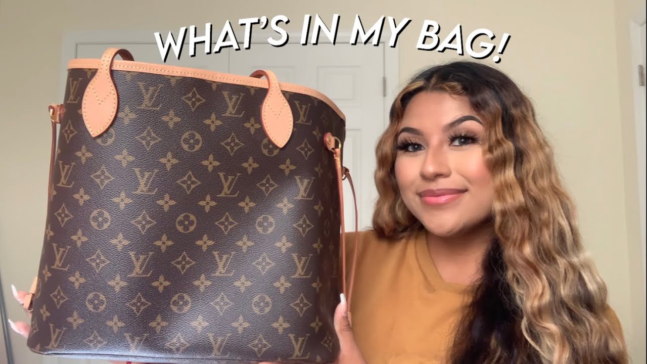 WHATS IN MY BAG?! | LOUIS VUITTON NEVERFULL MM