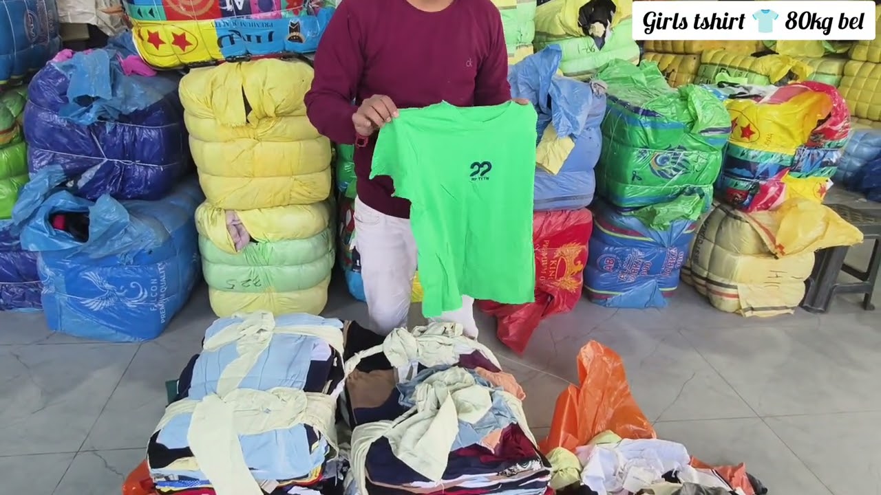 2bel opening #girls #tshirt 80kg bel #taiwan #folded #premium #showroom #collection #panipat #market