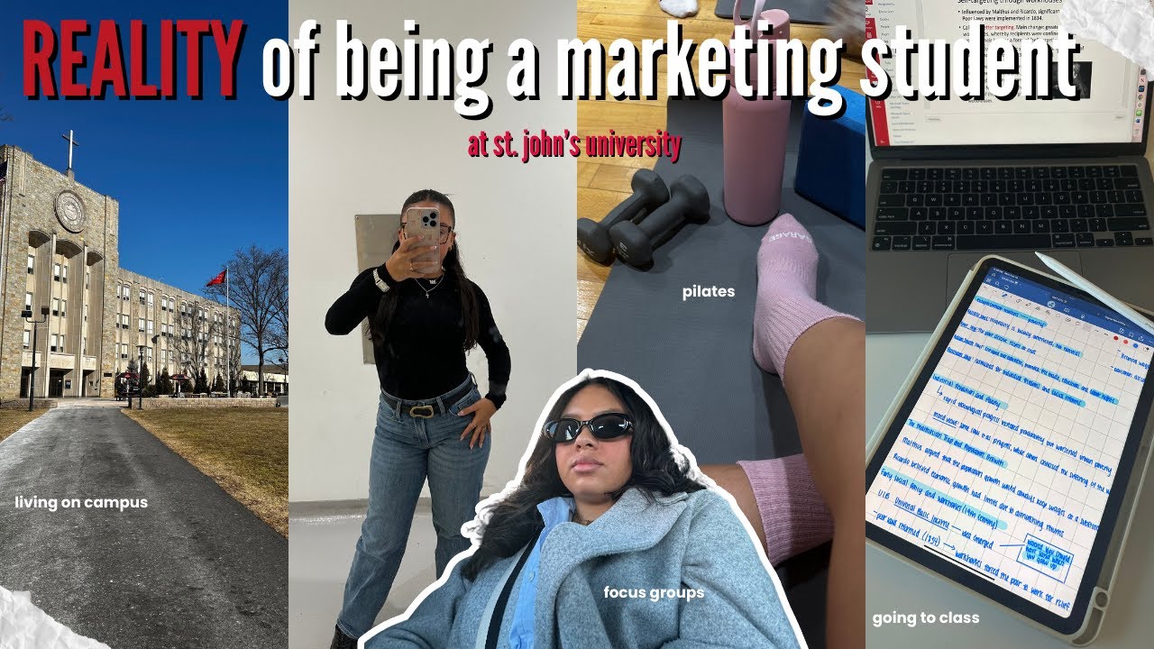 a REALISTIC week in my life as a marketing student at st. john’s university